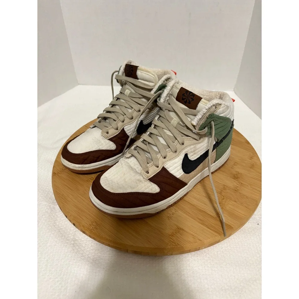 Nike Dunk High Toasty Rattan Brown Green White DN9909-100 Wmns 8.5 Sneaker